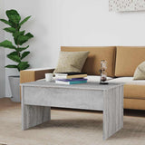 Coffee Table Grey Sonoma 80x50.5x41.5 cm Engineered Wood 819288
