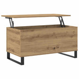 Coffee Table Artisan Oak 90x44.5x45 cm Engineered Wood 857443