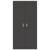 Storage Cabinet Black 90 x 40 x 180 cm Steel 3406166