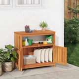 Garden Console Table 80x35x75 cm Solid Wood Acacia 319696