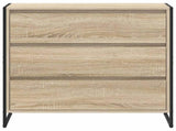 Sideboard with Drawer Sonoma 79 x 36 x 75.5 cm Engineered Wood 886595