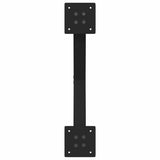 ZNTS Dining Table Legs X-Shaped 2 pcs Black 60x cm Steel 4012912