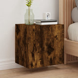 TV Wall Cabinets 2 pcs Smoked Oak 40.5x30x40 cm Engineered Wood 836905