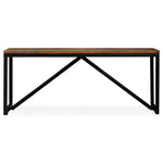 Bench Solid Reclaimed Wood 110x35x45 cm 244901