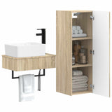 Bathroom Furniture Set 2 pcs Sonoma Oak 33 x 34.5 x 100 cm 3406105