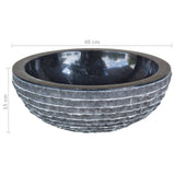 ZNTS Basin Marble 40 cm Black 242672