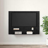TV Cabinet Set Black Oak 120 x 23.5 x 90 cm Engineered Wood 875187