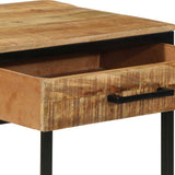 Dressing Table Brown 100 x 40 x 120 cm Solid Mango wood 374093