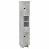 Bathroom Cabinet with Open Shelf EDE Concrete Grey 895938
