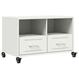 TV Cabinet White 68x39x43.5 cm Steel 846703