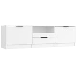 TV Cabinet White 140x35x40 cm Engineered Wood 811448
