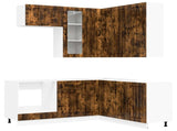 Kitchen Unit LUCCA 8 pcs Smoked Oak Engineered Wood 3438406