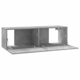 TV Cabinet Concrete Grey 100x30x30 cm Engineered Wood 801485