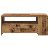 Coffee Table Old Wood 102 x 55 x 43.5 cm Engineered Wood 862731