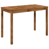 Garden Dinner Table Natural 108.5 x 55 x 75 cm 901249