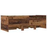 Bed Frame with Storage Old Wood 80 x 200 cm Engineered Wood 3429632