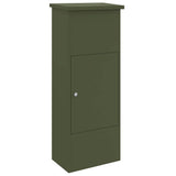 Parcel Drop Box Olive green 44.5 x 29 x 110.5 cm Steel 874929