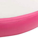 Inflatable Gymnastic Mat with Pump 100x100x20 cm PVC Pink 92709