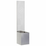 Garden Privacy Screen Sliver 32 x 150 cm Stainless steel 876389