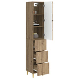 Cabinet Set 2 pcs 33 x 34.5 x 90 cm Engineered Wood 3416573