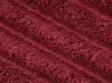 Throw Blanket Bordeaux Red 270 x 240 cm 1.66 kg Fleece 42016852