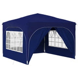 Pop-up Party Tent 290 x 290 x 245 cm Blue 42019868