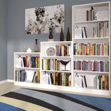 4 You Medium Wide Bookcase in Pearl White 4050221