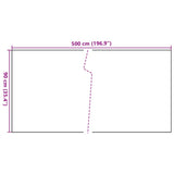 Balcony Screen Anthracite 500x90 cm Poly Rattan 156242