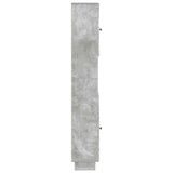 Bathroom Cabinet with Open Shelf EDE Concrete Grey 895938