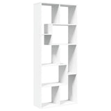Room Divider Bookcase White 67x25x161.5 cm Engineered Wood 858075