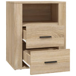 ZNTS Bedside Cabinet Sonoma Oak 50x36x60 cm Engineered Wood 816731