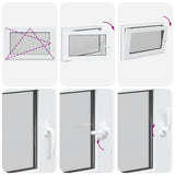Basement Window "RISOR" 90x50 cm Tilt&Turn DIN Left Anthracite 4108401