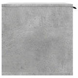 Cat Litter Box Enclosure Concrete Grey 60x40x40 cm Engineered Wood 857727