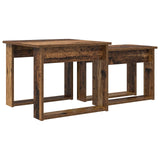 Coffee Table Set 2 pcs Old Wood Engineered Wood 8000130