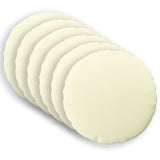 Throw Pillow 6 pcs HEERLEN Cream Dia. 60 cm Polyester 929802