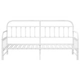 Daybed Frame White 80 x 200 cm Powder-Coated Steel 42002650