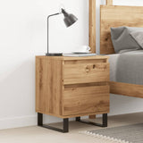 Bedside Cabinet Artisan Oak 40x35x50 cm Engineered Wood 857438