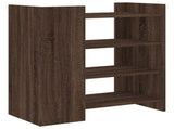 Sideboard Brown Oak 73.5x35x75 cm Engineered Wood 848394