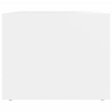 Coffee Table White 80x50x40 cm Engineered Wood 816528