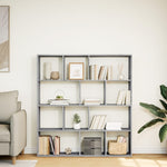 Book Cabinet Grey Sonoma 132x29x141.5 cm Engineered Wood 3310312