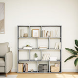 Book Cabinet Grey Sonoma 132x29x141.5 cm Engineered Wood 3310312