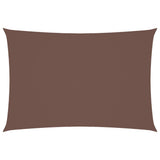 Sunshade Sail Oxford Fabric Rectangular 3x5 m Brown 135817