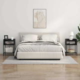Bedside Cabinet 2 pcs Black Oak 40 x 40 x 61 cm Engineered Wood 859471