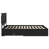 Bed Frame with Drawer with Headboard Manual Engineered Wood 3410311