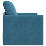 Sofa Bed Blue 74 x 77 x 81 cm Velvet 4106617