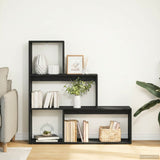 Room Divider Bookcase 123 x 29 x 123 cm Engineered Wood 8015687