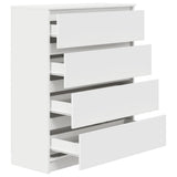 Sideboard White 80x35x99 cm Engineered Wood 3328480