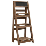 3-Tier Plant Stand with Blackboard 40x30x90 cm Solid Fir Wood 49382