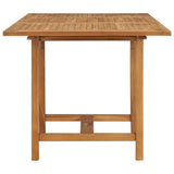 Extending Garden Table x80x75cm Solid Teak Wood 47420