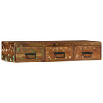 Wall-mounted TV Cabinet 100x30x19 cm Solid Wood Reclaimed 4017465